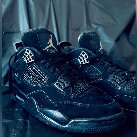 Jordan 4 black cats size 10 - Picture 1 of 11